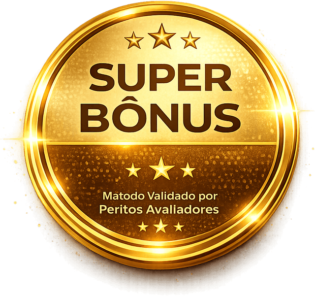 Selo dourado de um bonus.