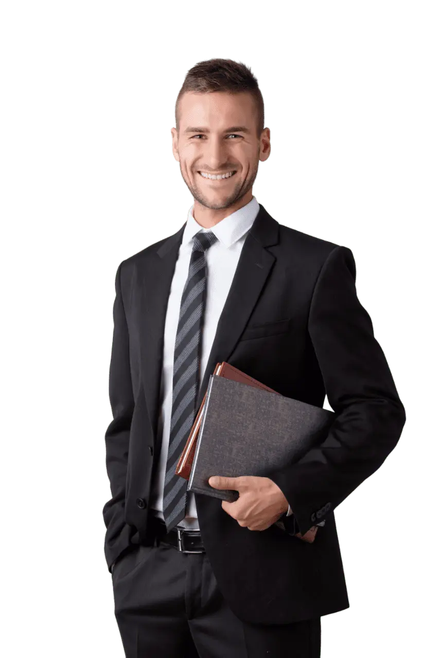 Foto de um corretor de imóveis